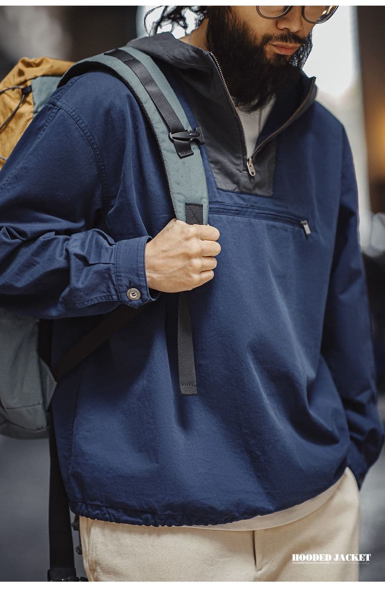 都会派アノラックプルオーバー ミリタリージャケット 