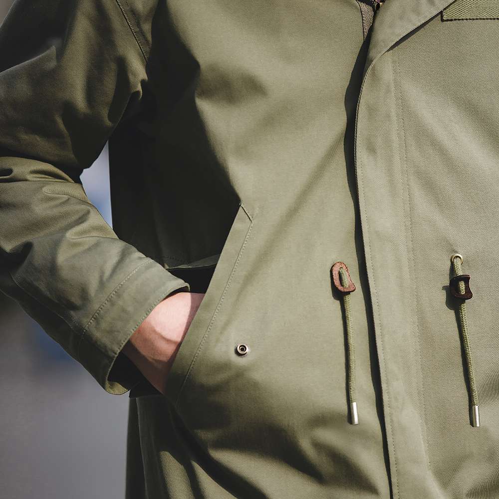 軍用スタイル フィッシュテール モッズコート ミリタリージャケット