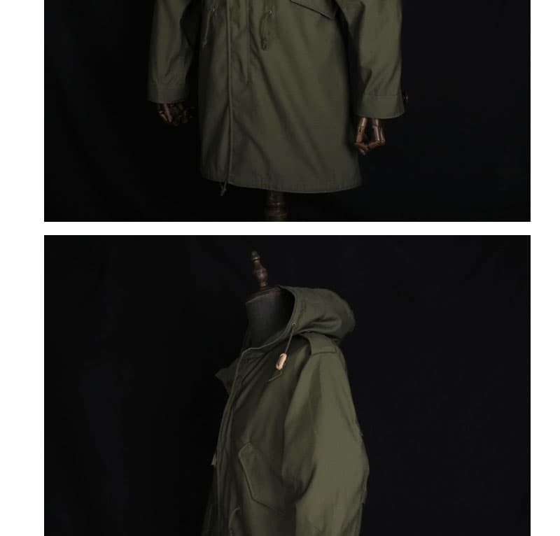 フード付き ミリタリージャケット