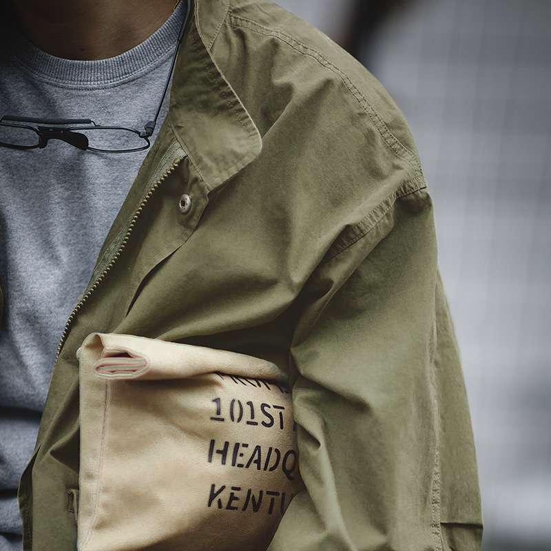 シンプル ミリタリーフィールドジャケット m-65タイプ
