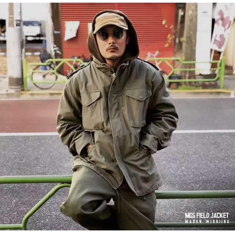 ミリタリージャケット フィールドジャケット 古着風 ミリタリー m-65タイプ