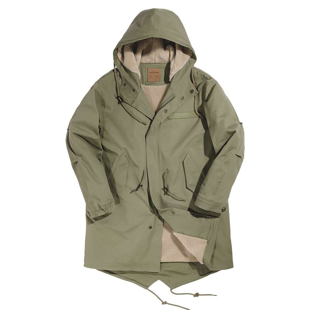 軍用スタイル フィッシュテール モッズコート ミリタリージャケット