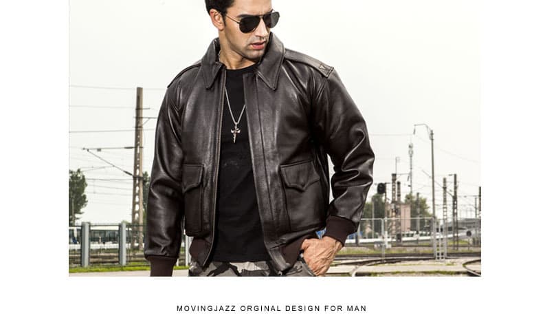 ミリタリージャケット フライトレザージャケット 牛革仕様