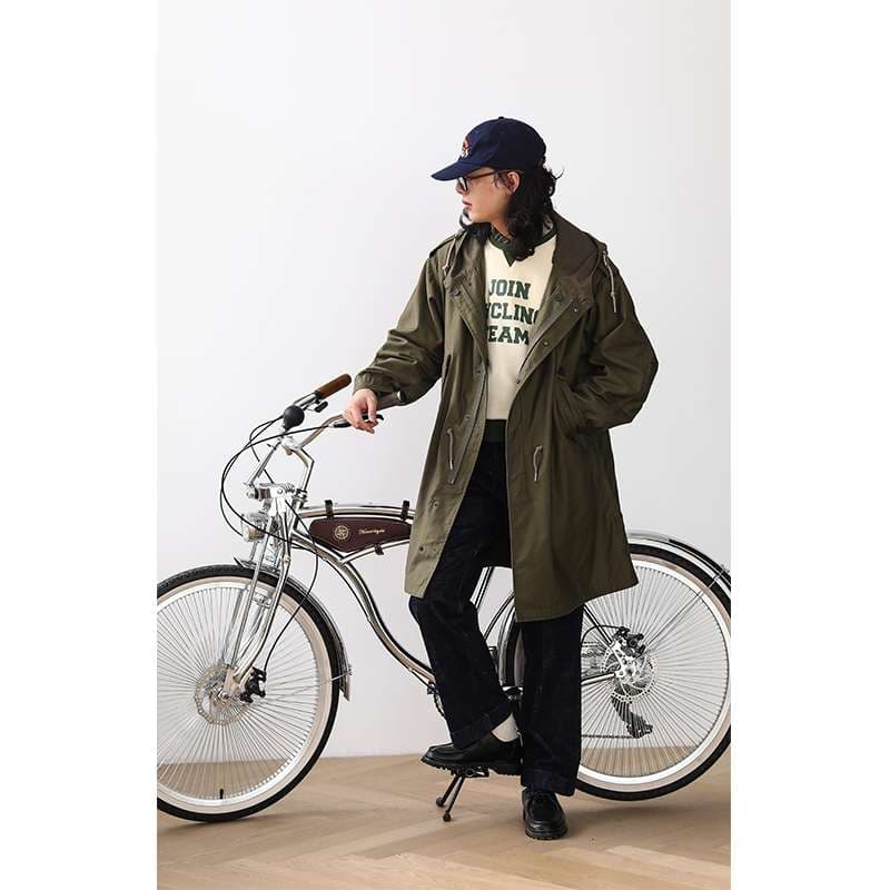 ミリタリーモッズコート ロング丈ジャケット ミリタリージャケット