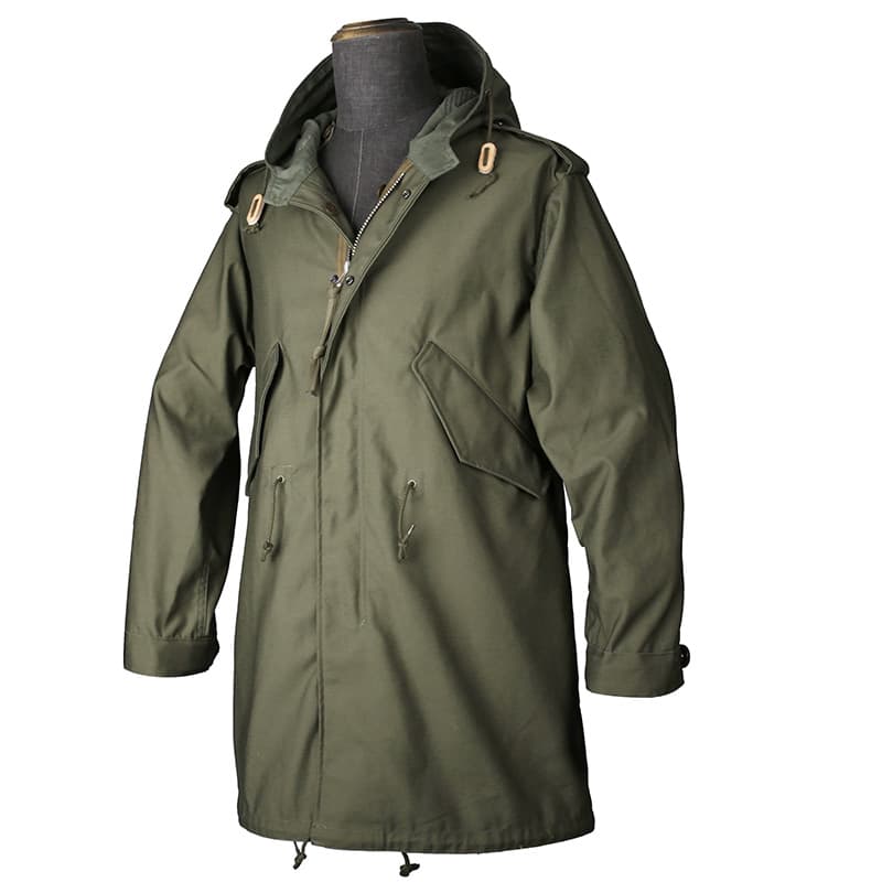 フード付き ミリタリージャケット