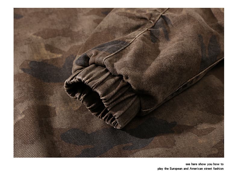 迷彩柄シェルパボアミリタリージャケット