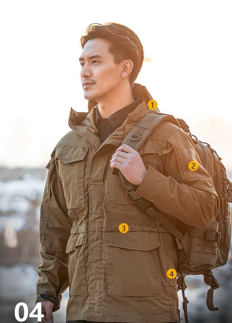 機能性抜群 ミリタリーフィールドジャケット