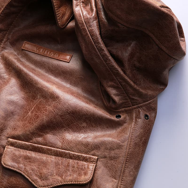 ミリタリージャケット クラシカルフライトレザージャケット