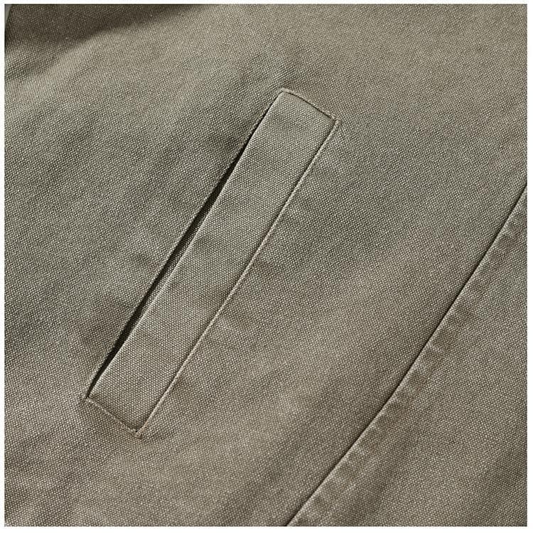 ヴィンテージ加工スタンドジャケット　ミリタリージャケット