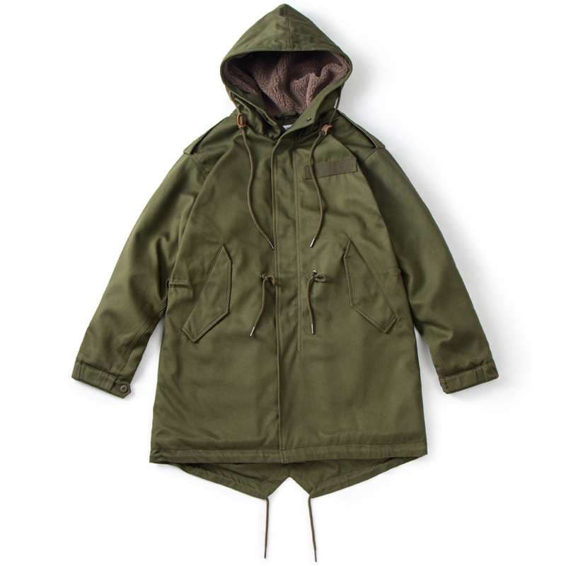 モッズタイプ 裏ボア付きミリタリーコート ミリタリージャケット