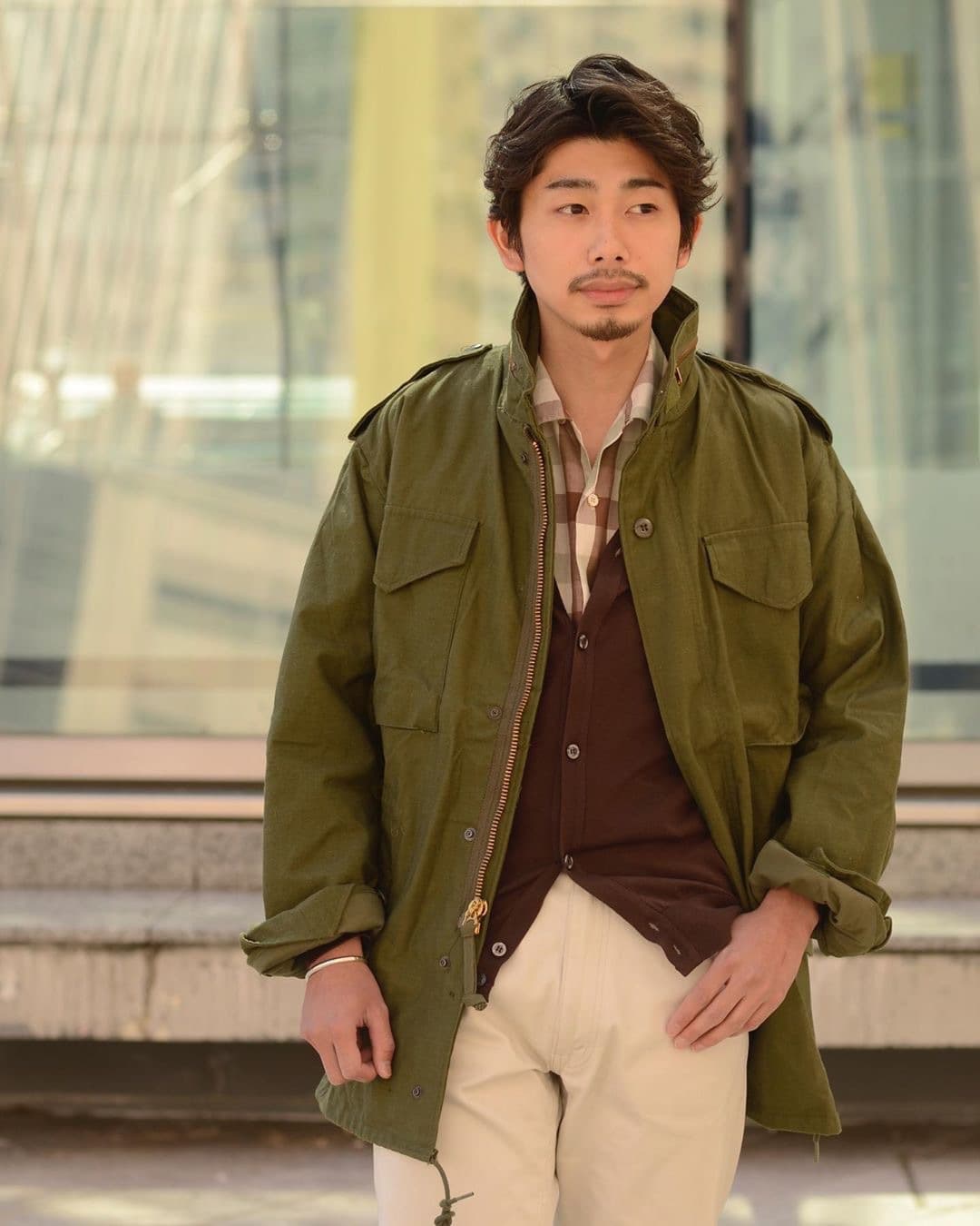 ミリタリーテイスト フィールドジャケット