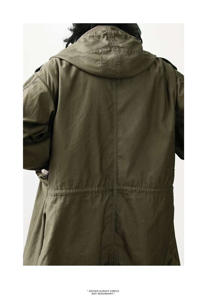 ミリタリーモッズコート ロング丈ジャケット ミリタリージャケット