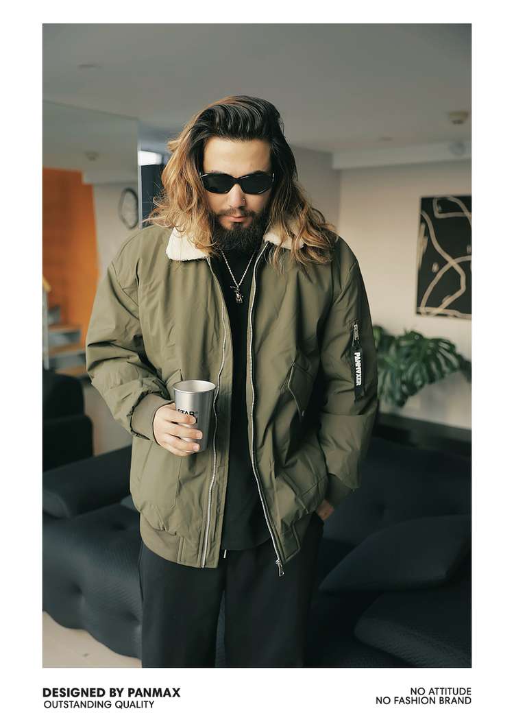 防寒性抜群 フライトジャケット ミリタリージャケット