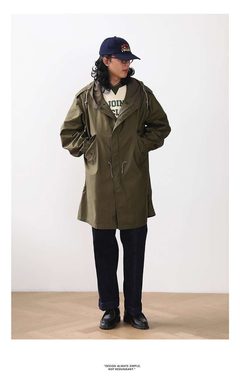ミリタリーモッズコート ロング丈ジャケット ミリタリージャケット