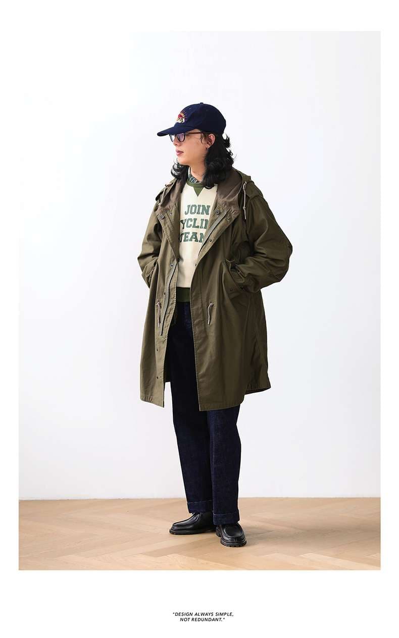 ミリタリーモッズコート ロング丈ジャケット ミリタリージャケット