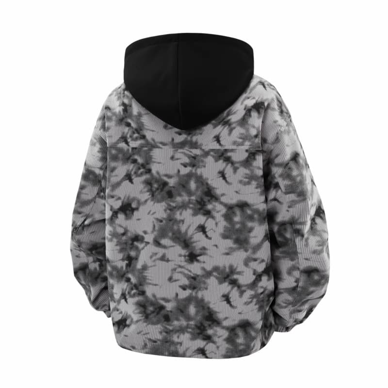 迷彩柄コーデュロイフードジャケット ミリタリージャケット