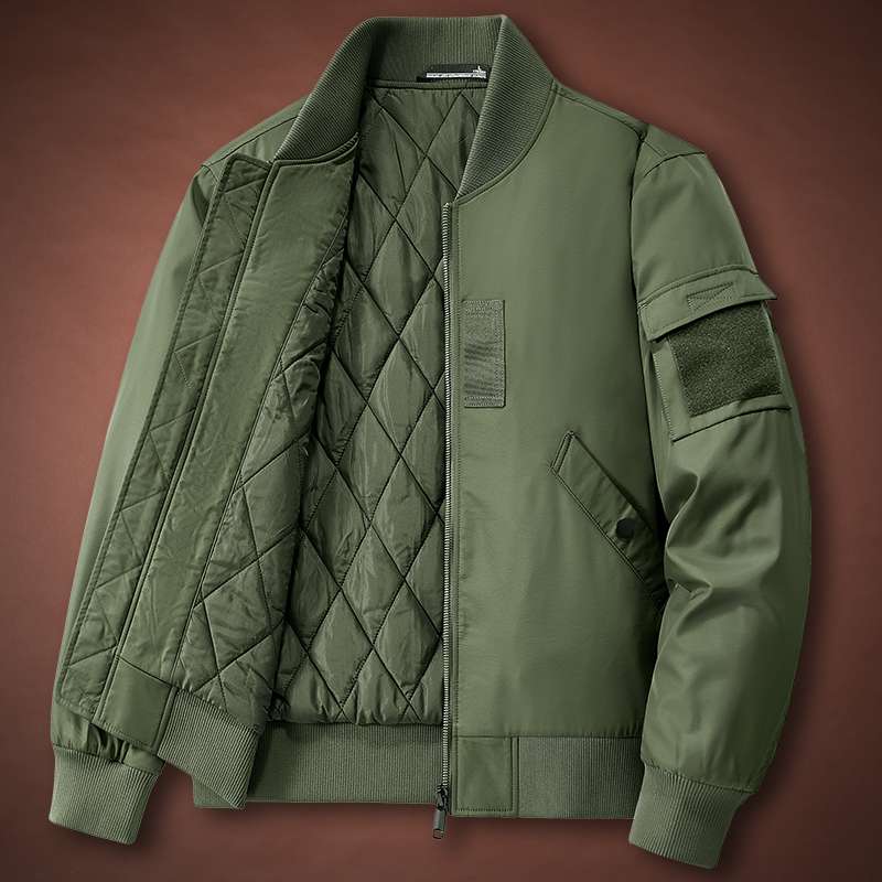 都会派 キルティング 中綿 ライダースジャケット ミリタリージャケット
