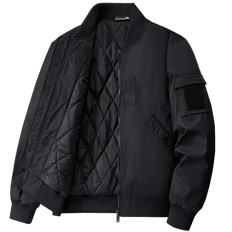 都会派 キルティング 中綿 ライダースジャケット ミリタリージャケット