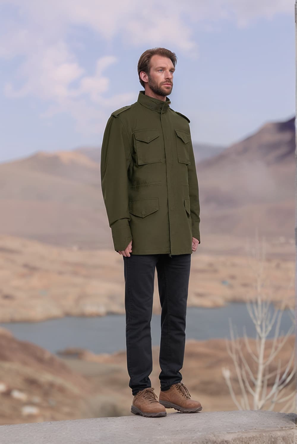 クラシック軍用フィールドジャケット ミリタリージャケット