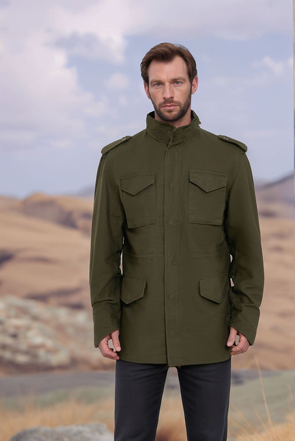 クラシック軍用フィールドジャケット ミリタリージャケット
