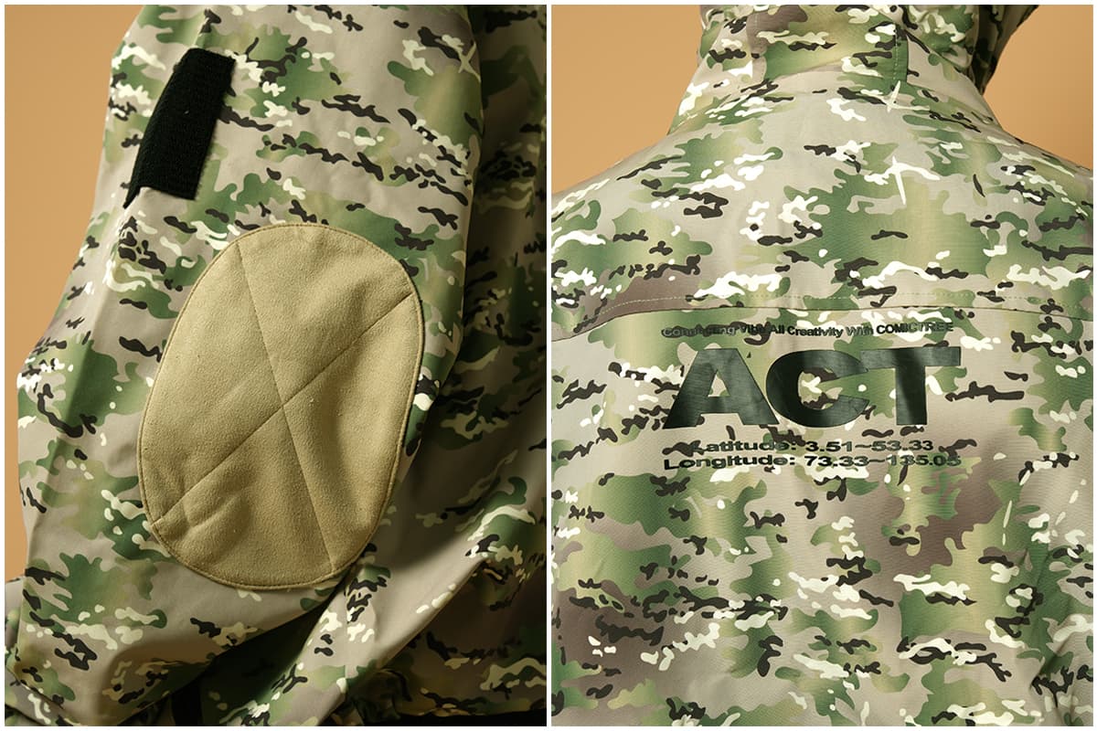 フード付き迷彩戦術ジャケット ミリタリージャケット