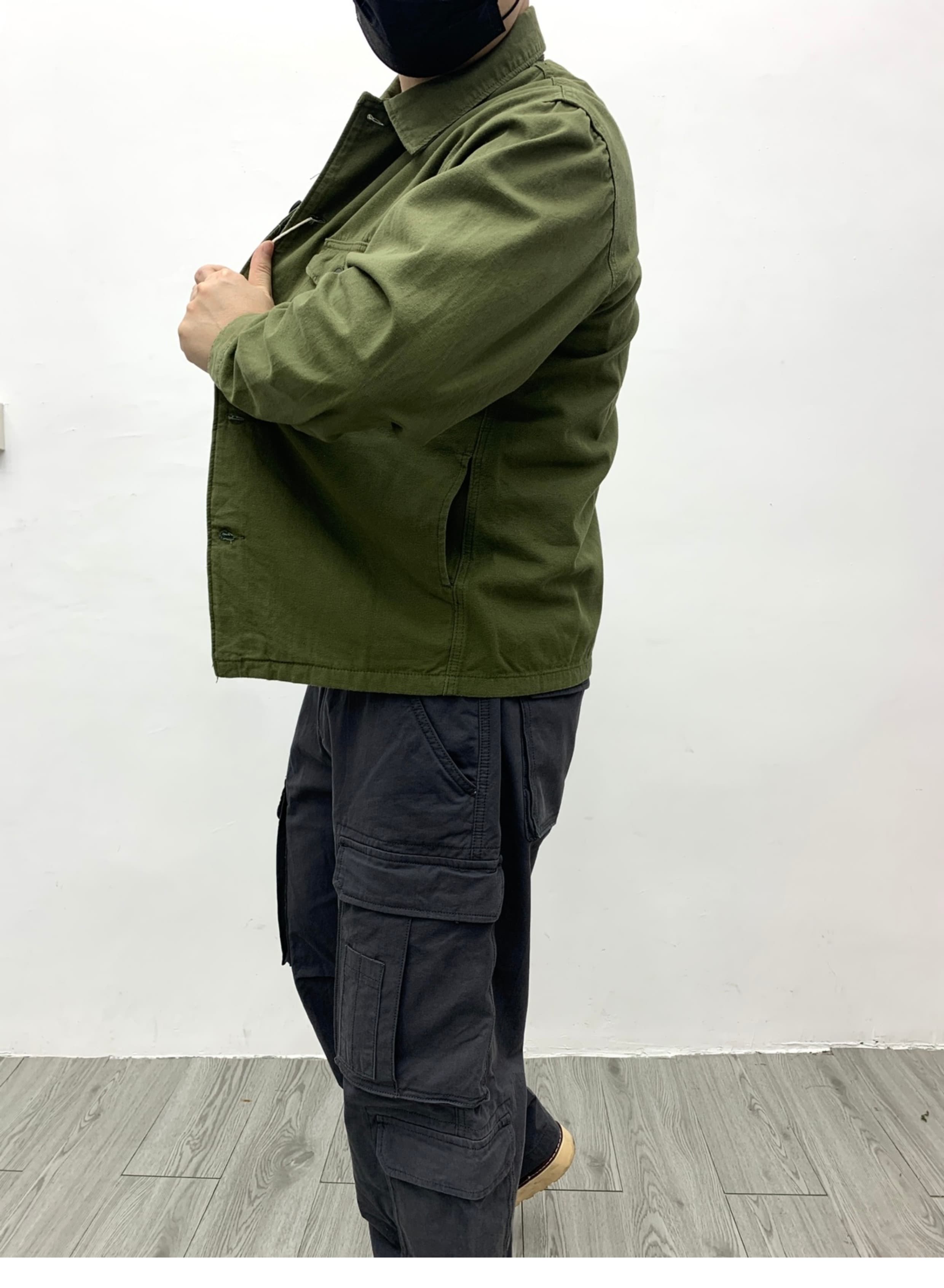 ミリタリージャケット クラシック胸ポケットミリタリーシャツジャケット