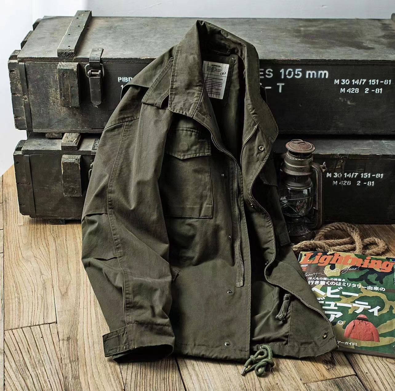 クラシック軍用フィールドジャケット ミリタリージャケット