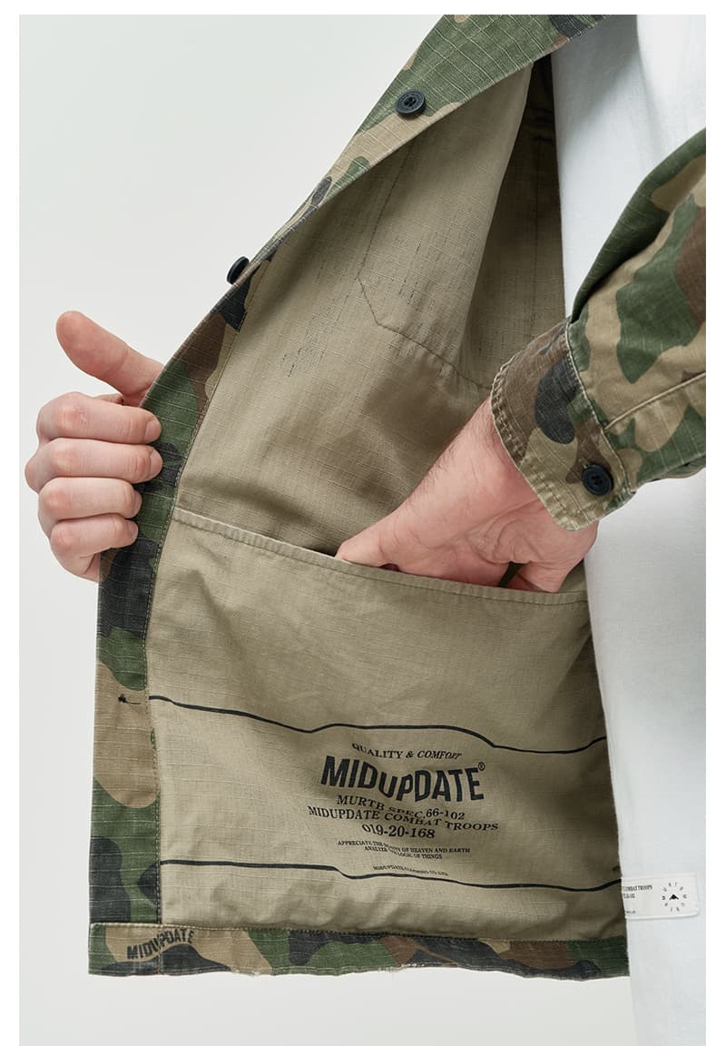 迷彩ワークジャケット 戦闘服風 ミリタリージャケット